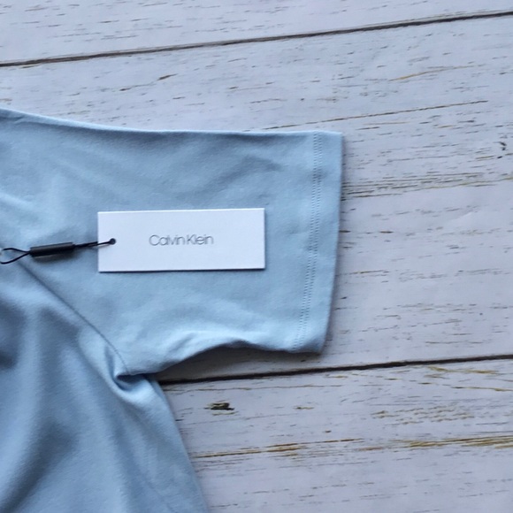 Calvin Klein Gold-Tone Button Top - Picture 7 of 7